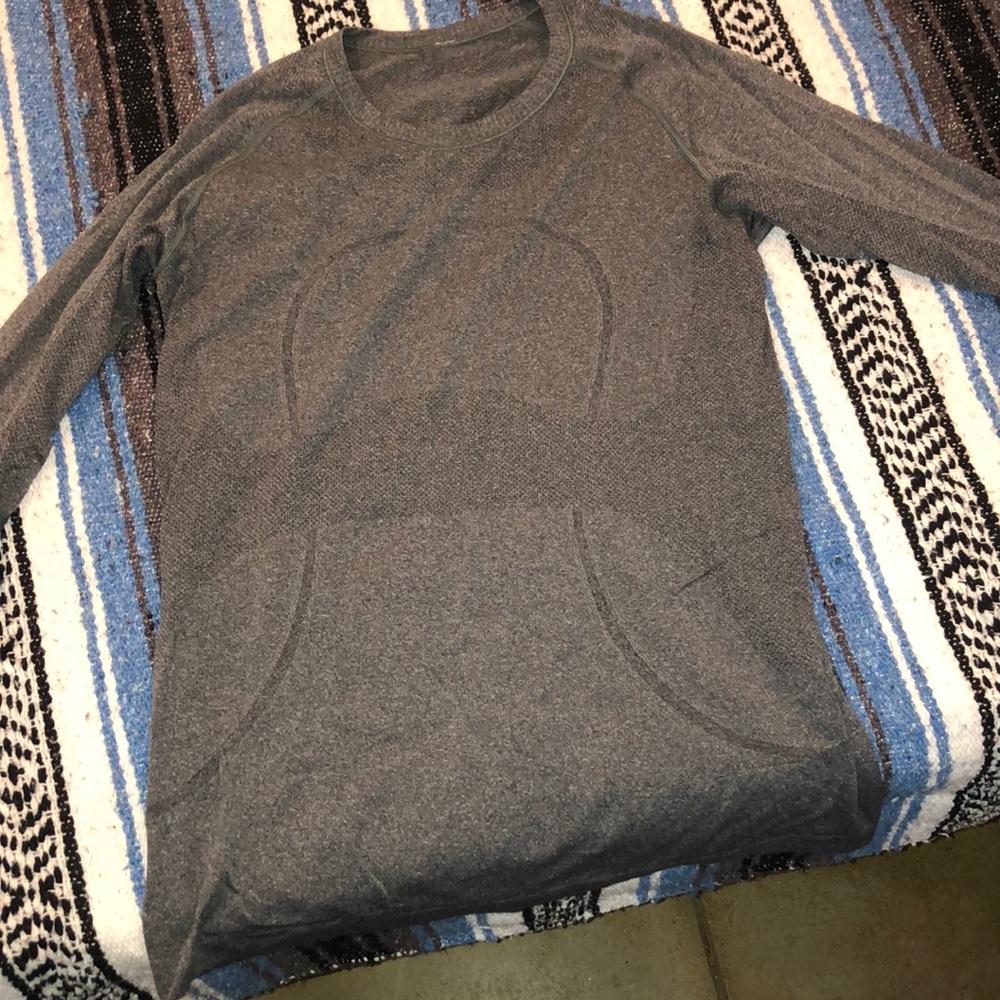 Lululemon Swiftly Tech Long Sleeve dark grey 10